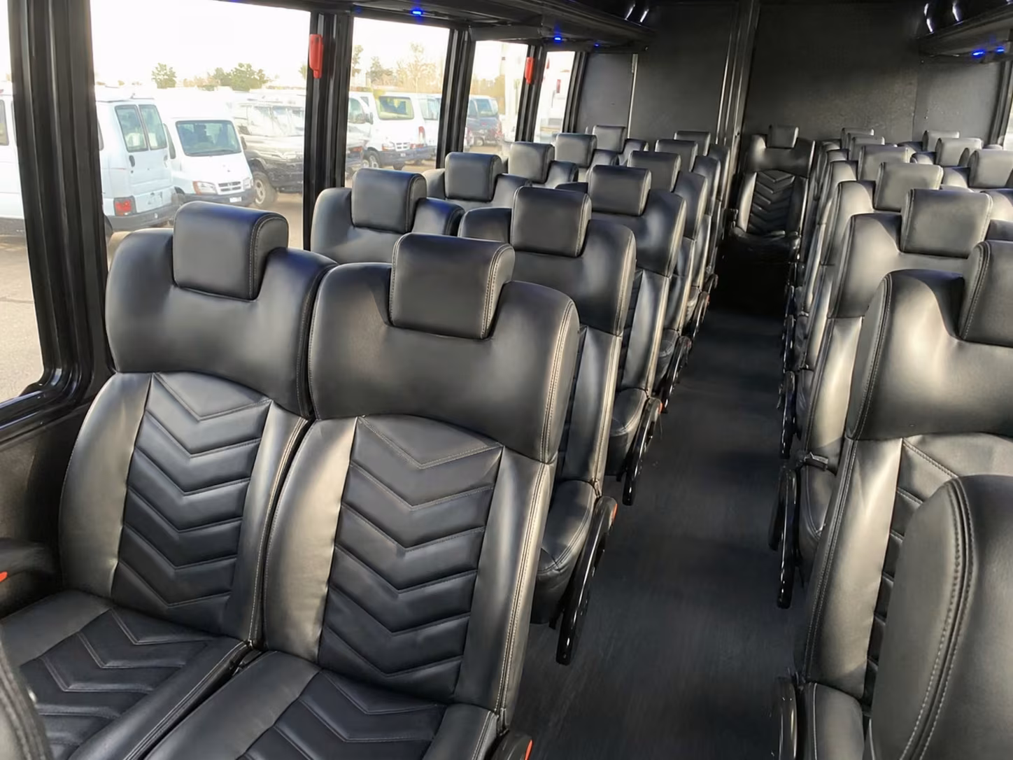 20 passenger minibus interior