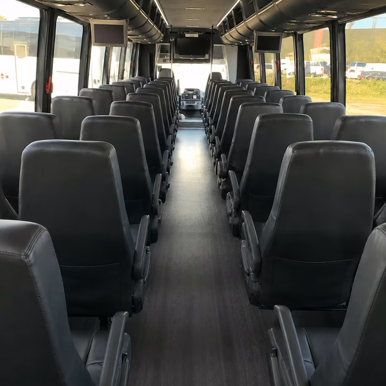 25 passenger minibus inside
