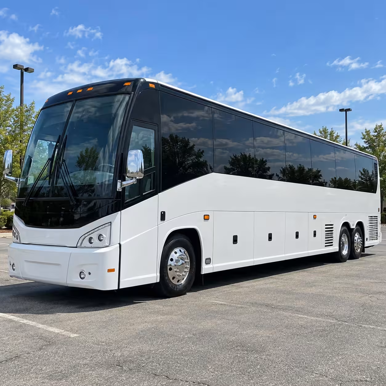 charter bus rentals for large high point prom groups