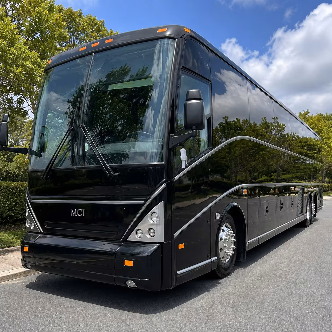 high point airport charter bus rentals for government staff