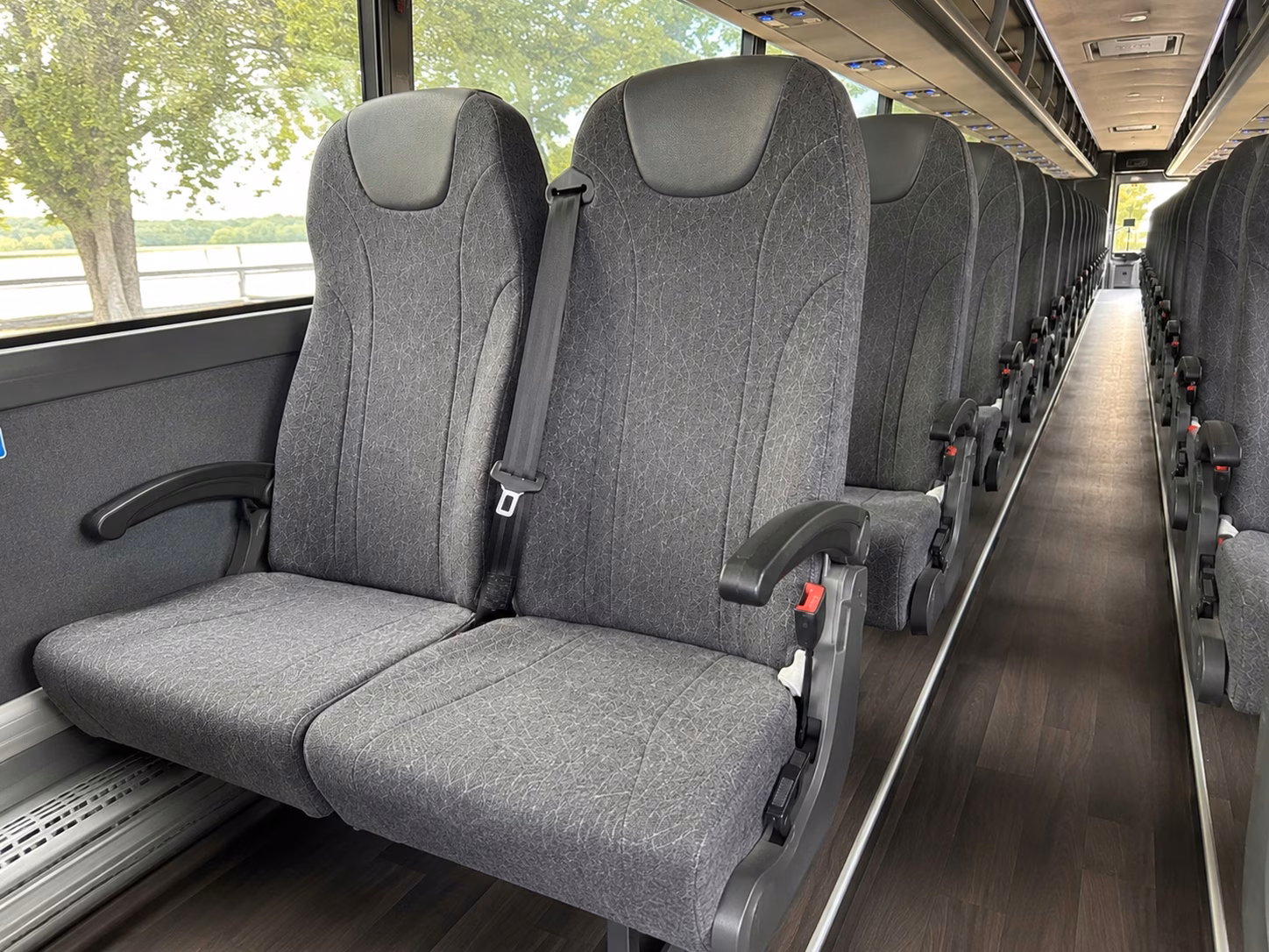 how bus type and size change charter bus prices in high point north carolina